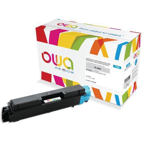 Illustration de : Toner remanufacturé KYOCERA TK-580 C - OWA