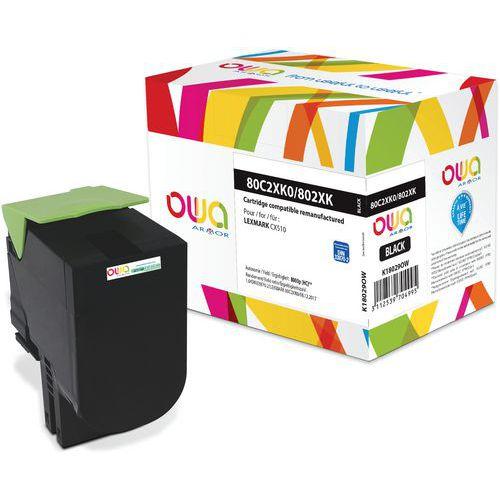 Toner remanufacturé LEXMARK 80C2XK0 - OWA thumbnail image 1