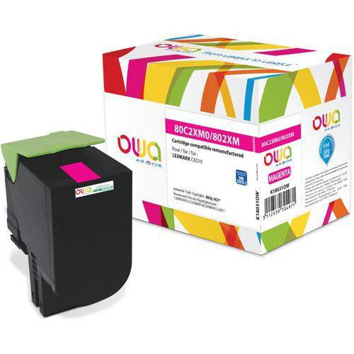 Toner remanufacturé LEXMARK 80C2XM0 - OWA thumbnail image 1