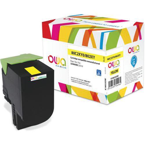 Toner remanufacturé LEXMARK 80C2XY0 - OWA thumbnail image 1