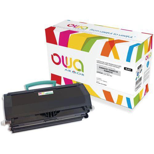 Illustration de : Toner remanufacturé LEXMARK E360H21E - E360H11E - E360H31E - OWA