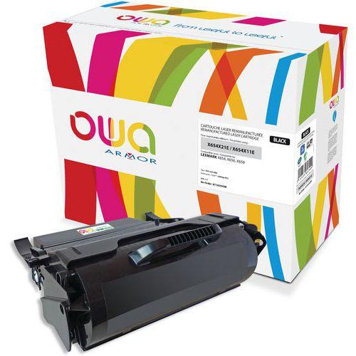Illustration de : Toner remanufacturé LEXMARK X654 - OWA