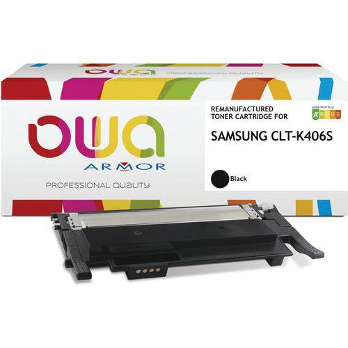 Illustration de : Toner remanufacturé SAMSUNG CLT-K406S/ELS - OWA