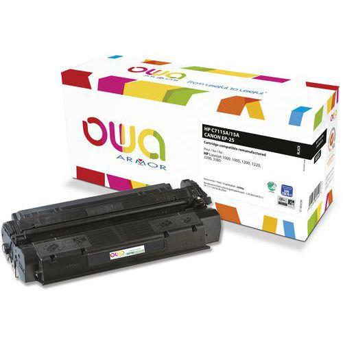 Illustration de : Toner remanufacturé canon ep-25 hp c7115a - Owa