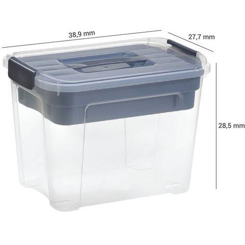 Illustration de : Bac de rangement Combi-box - 18 L - CEP