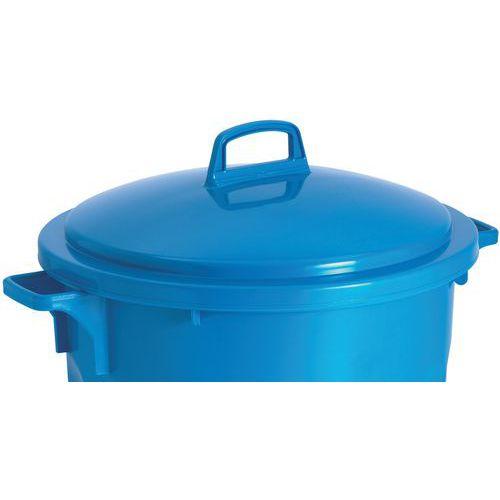 Couvercle pour poubelle 75 L tri sélectif coloris bleu thumbnail image 1
