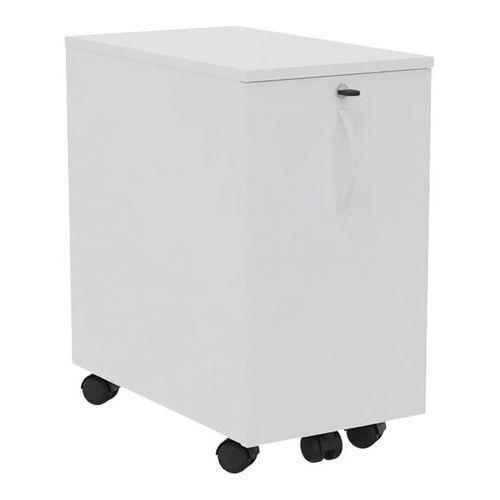 Caisson mobile Slim avec tiroirs Blanc thumbnail image 1