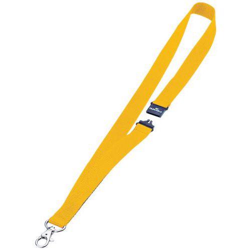 10 lacets Textile Jaune Pour Badge thumbnail image 1