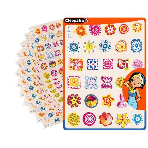 Illustration de : Pochette de 360 gommettes repositionnables décoratives - Cleopatre