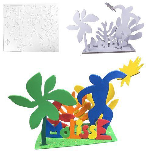 Lot de 5 sculptures carton - rêverie végétale thumbnail image 1