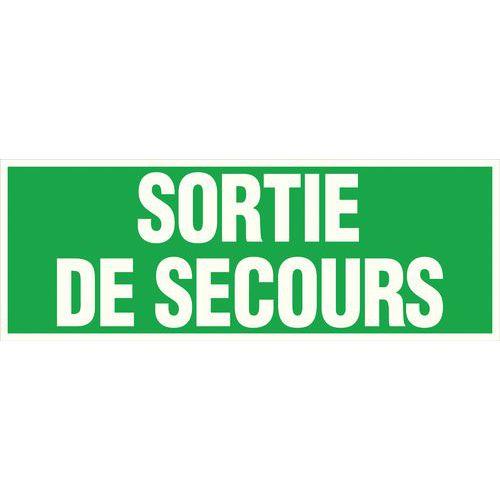 Panneau - sortie secours - thumbnail image 1