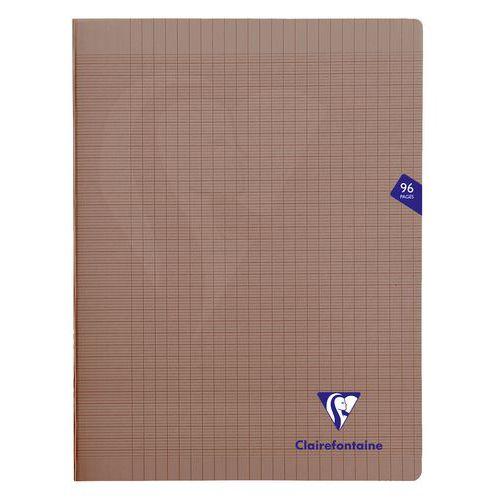 Mimesys cahier piqué polypro 24x32cm 96p séyès Gris - Lot de 10 thumbnail image 1
