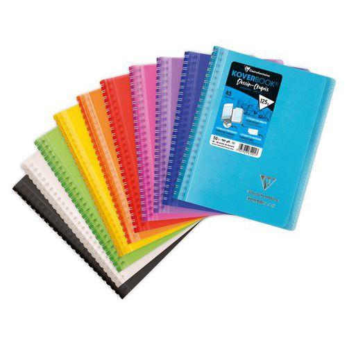 Koverbook carnet dessin 14,8x21cm spiralé 100p papier blanc 125 g - Lot de 10 thumbnail image 1