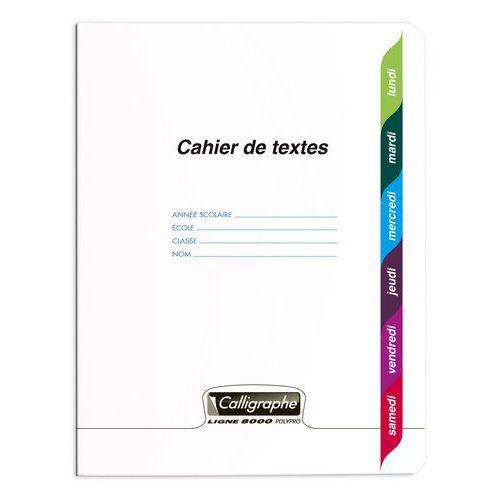 Illustration de : Calligraphe textes piqué incolore 17x22 124p séyès - Clairefontaine