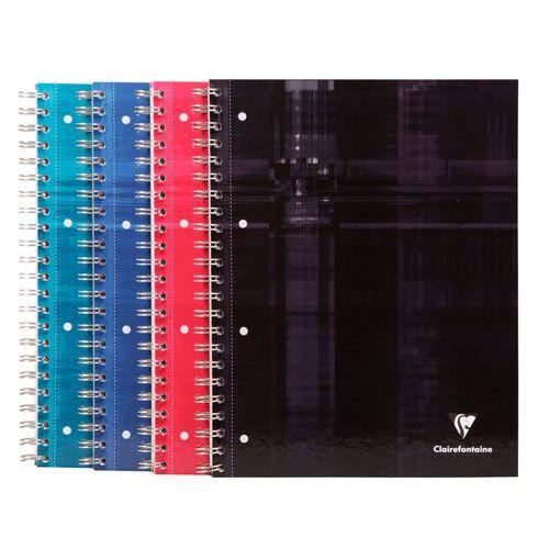 Bind'O Block 22,5x29,7cm 160p séyès cadré 4 couleurs de bandes perfo. 4 trous - Lot de 5 thumbnail image 1