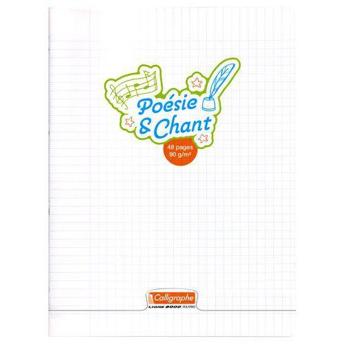 8000 Polyro, poésie & chant cahier incolore 24X32 48p R séyèsV uni 90g - Lot de 10 thumbnail image 1