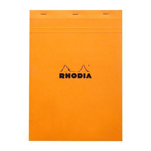Illustration de : Bloc agrafé Orange N 18 21x29,7 cm 80 feuilles Q.5x5 80g - Rhodia