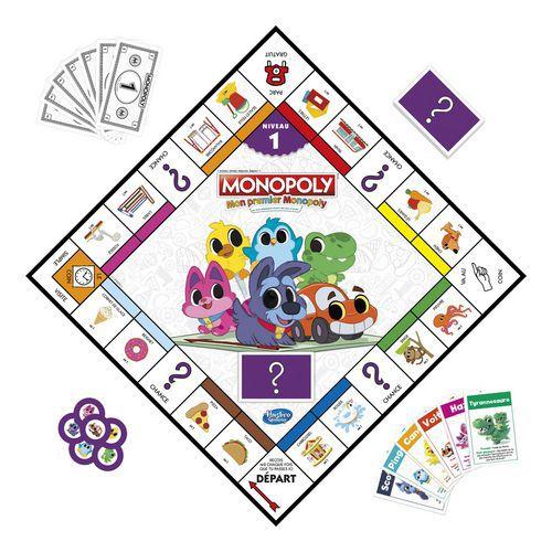Illustration de : Monopoly Junior - Hasbro