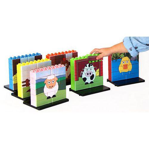 Puzzles verticaux animaux de la ferme thumbnail image 1