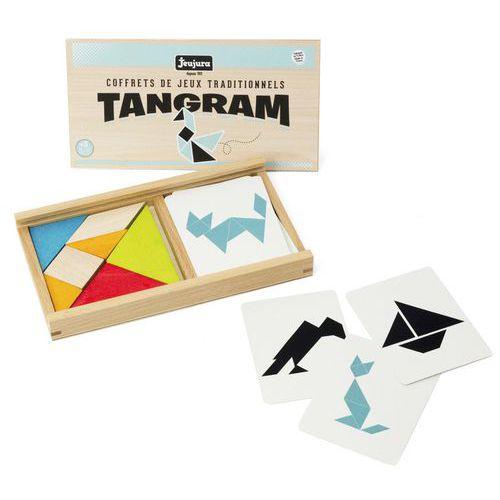 Illustration de : Tangram bois - Jeujura