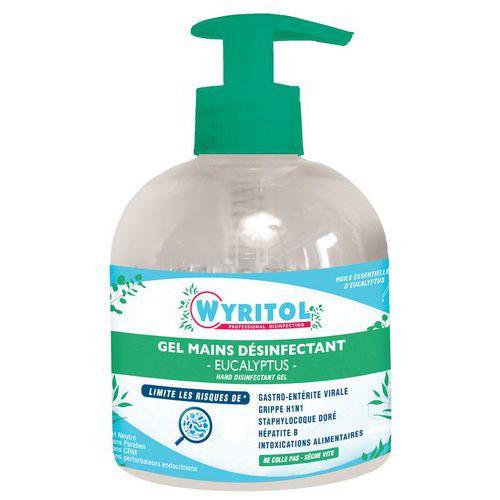 Illustration de : Gel désinfectant des mains eucalyptus - Wyritol
