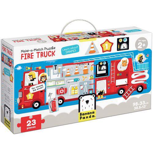 Maxi puzzle camion de pompier - Banana Panda fullname image