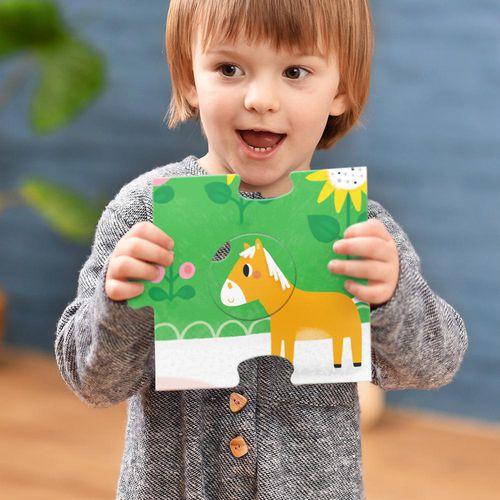 Illustration de : Maxi puzzle animaux de la ferme - Banana Panda