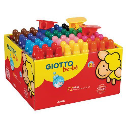 Schoolpack 72 crayons gros module bébé - Giotto fullname image