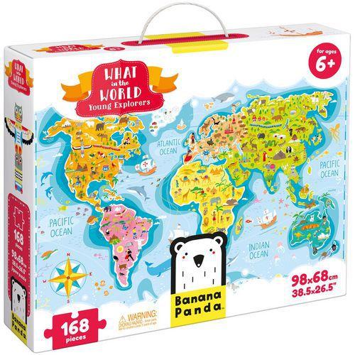Illustration de : Puzzle jeunes explorateurs - Banana Panda