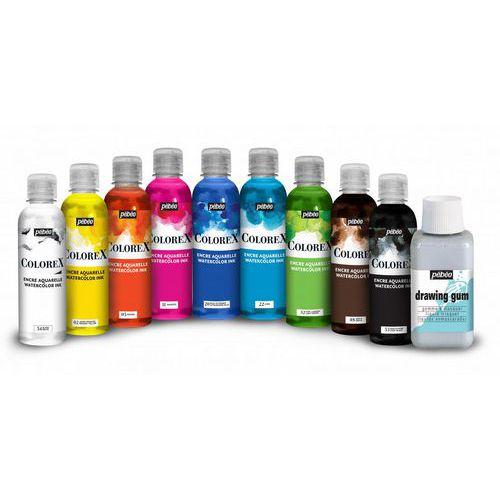Set 10x250ml colorex dont 1 drawing gum thumbnail image 1