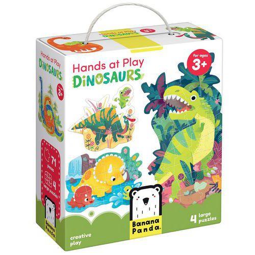 Illustration de : Puzzles dinosaures - Banana Panda