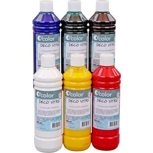 Peinture Décovitre coffret 6x500 ml - Couleurs assorties thumbnail image 1