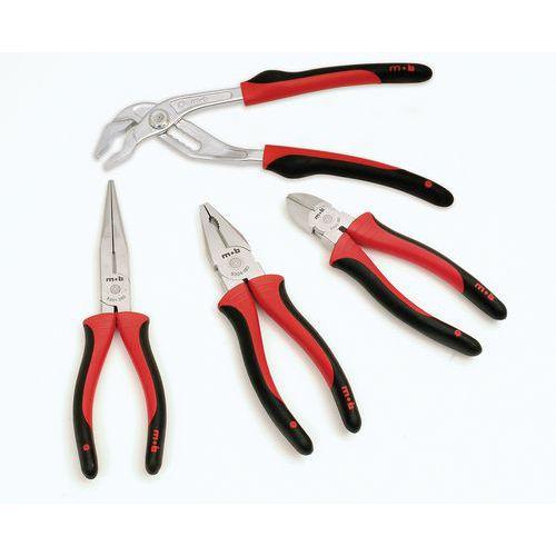 Illustration de : Jeu de 4 pinces bi-matière