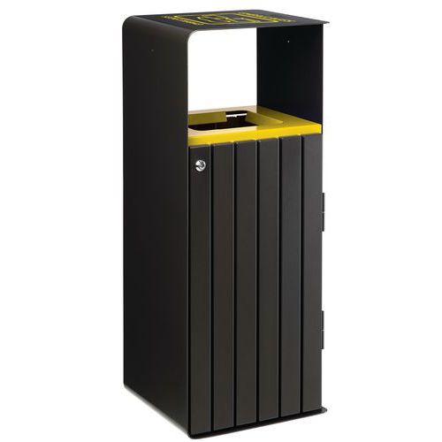 Poubelle Artri 110 L tri emballages - mangananèse/jaune thumbnail image 1