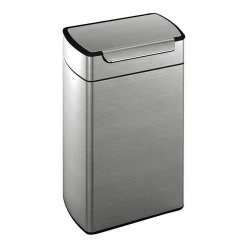 Illustration de : Poubelle SIMPLEHUMAN - Touch-Bar rectangulaire - 40 L
