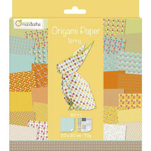 Origami Printemps, 60 feuilles 20 x 20, 70g - Avenue Mandarine fullname image