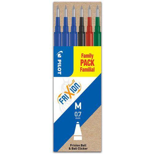Set de 6 Recharges Frixion 0,7mm couleurs assorties thumbnail image 1