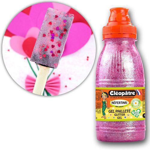 Gel pailleté 250 ml déco cœur - Cleopatre fullname image