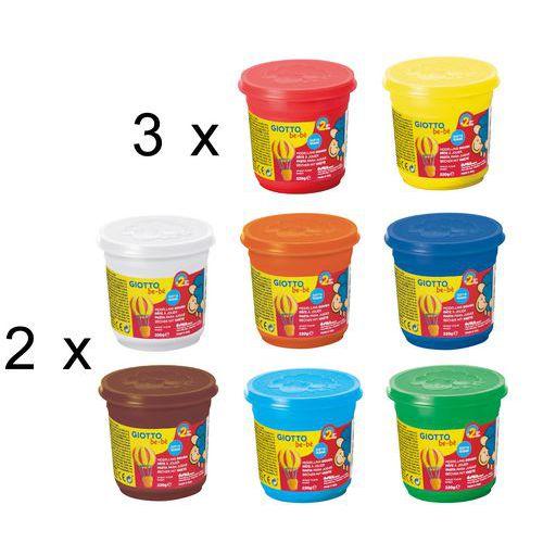 Assortiment de 18 pots 220gr pâte à jouer Giotto bébé thumbnail image 1