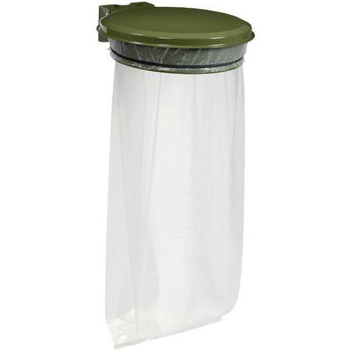 Support sac-poubelle avec couvercle pour l'extérieur - 110 L - Manutan Expert thumbnail image 1