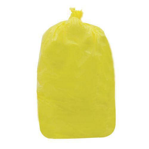 200 Sacs poubelle PEHD 120 L Jaune thumbnail image 1