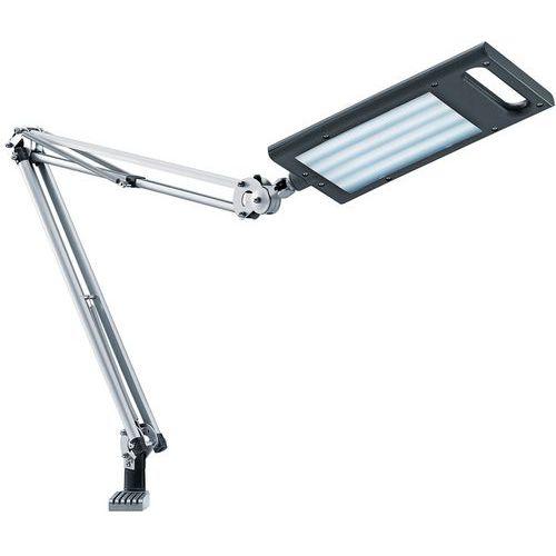 Illustration de : Lampe de bureau ergonomique LED 4 WORK - Anthracite - Hansa