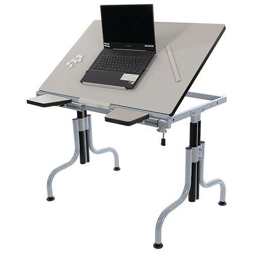 Table Demeter plateau inclinable T3 à T7 gris 9006 thumbnail image 1