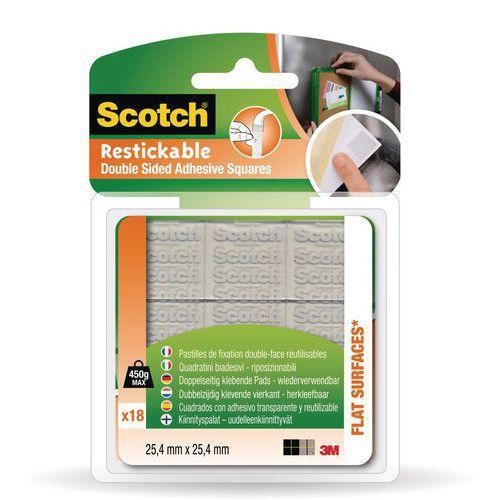 Illustration de : Pastille de fixation réutilisable