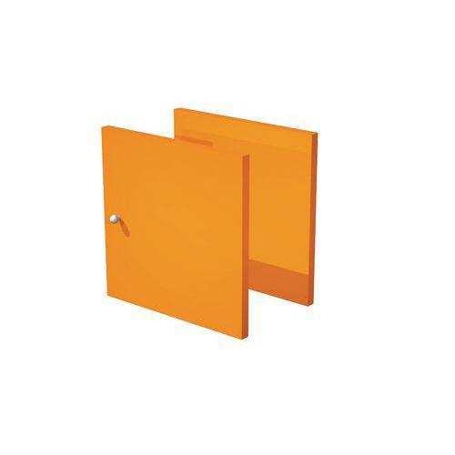 Lot de 2 portes pour meuble de rangement Maxicube - Orange thumbnail image 1