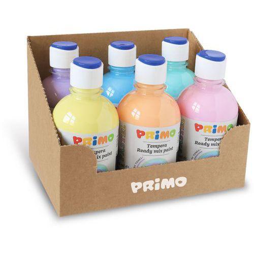 Illustration de : Lot de 6 gouache pastel 300ml - Primo