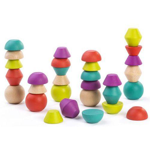 Illustration de : Jeu formes à empiler - Miniland