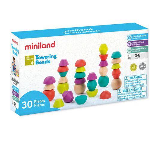 Illustration de : Jeu formes à empiler - Miniland