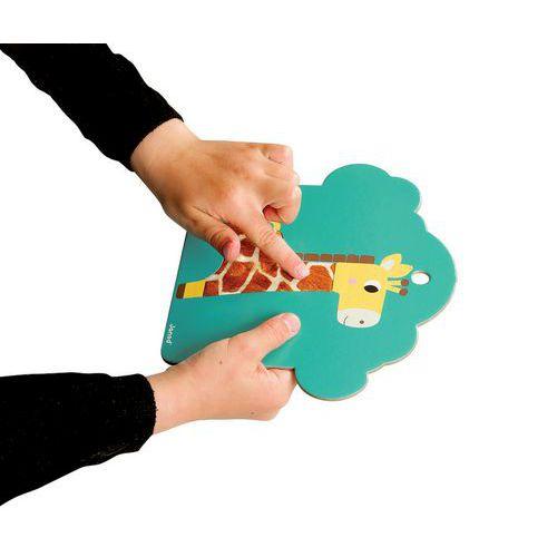 Illustration de : Cartes tactiles savane - Janod