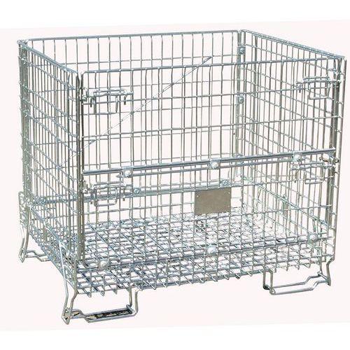 Illustration de : Conteneur grillagé - Petit modèle - 850 L